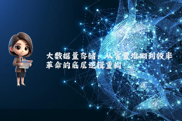 大数据量存储：从容量堆砌到效率革命的底层逻辑重构