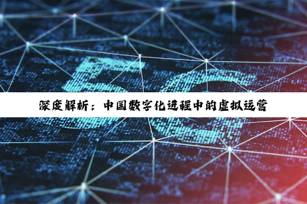 深度解析：中国数字化进程中的虚拟运营、数据治理与基础设施构建